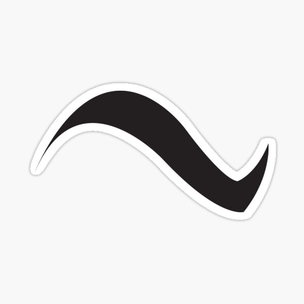 "Eyebrow" Sticker by QuadB Redbubble