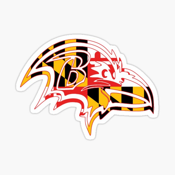 Buy Ravens Maryland Flag - Die cut stickers - StickerApp