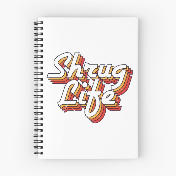 Item preview, Shrug Life - Retro (v2) designed and sold by BlueRockDesigns.