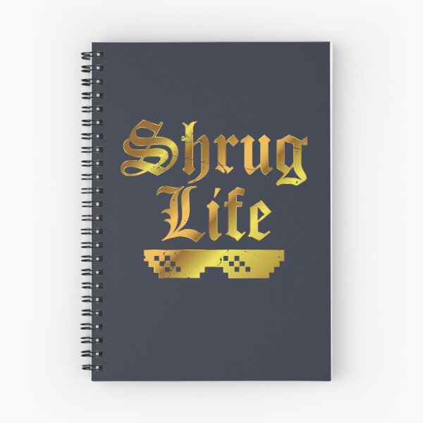 Item preview, Shrug Life -Golden Shades (v2) designed and sold by BlueRockDesigns.