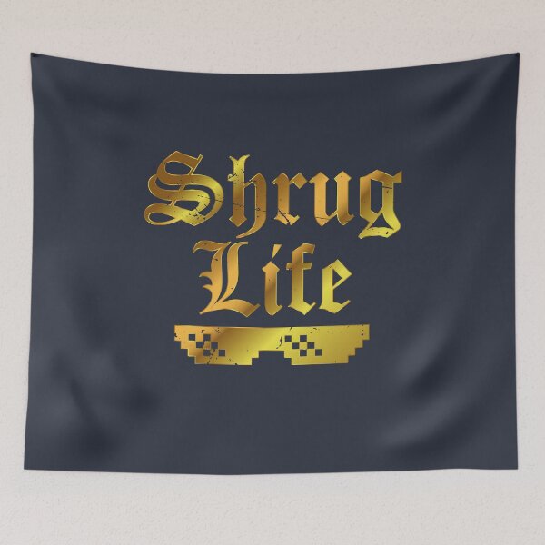 Item preview, Shrug Life -Golden Shades (v2) designed and sold by BlueRockDesigns.