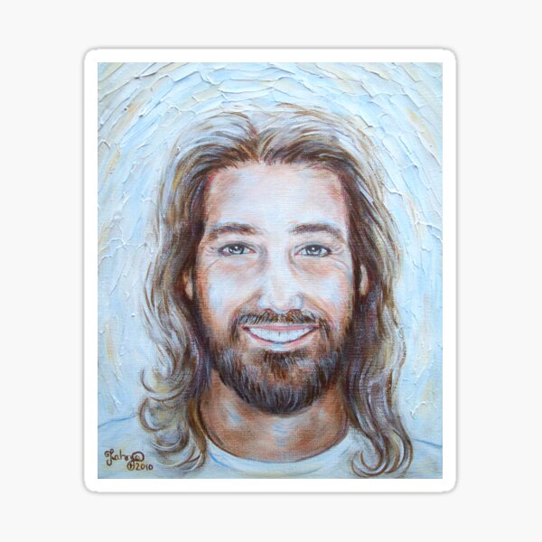 His Smile Lights The World Sticker
