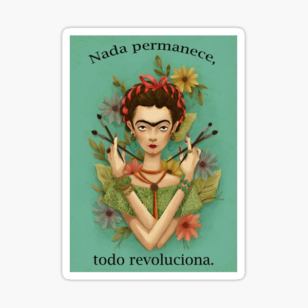 Nada permanece, todo revoluciona Pegatina