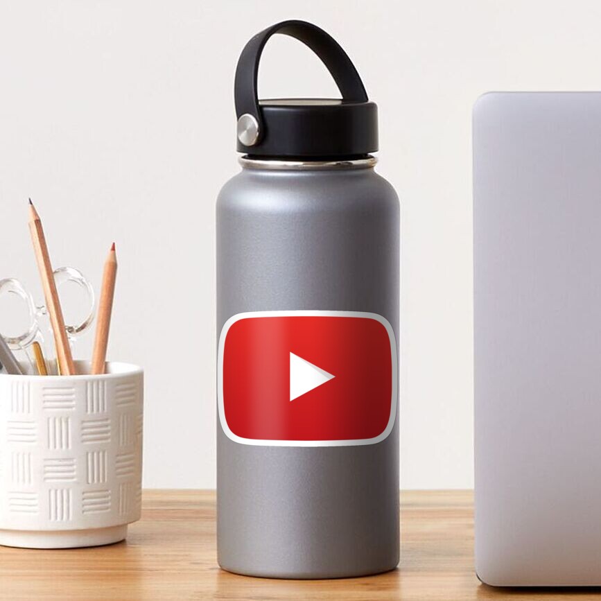 Youtube Play Button Sticker