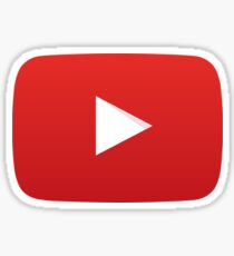Youtube Play Button Sticker