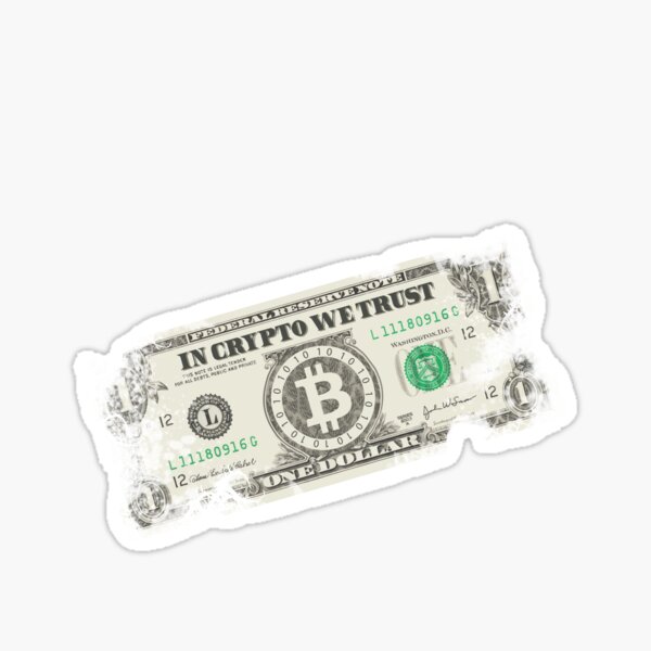 Item preview, In crypto we trust designed and sold by djpn.
