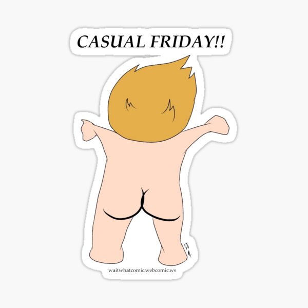 Casual Friday Sticker