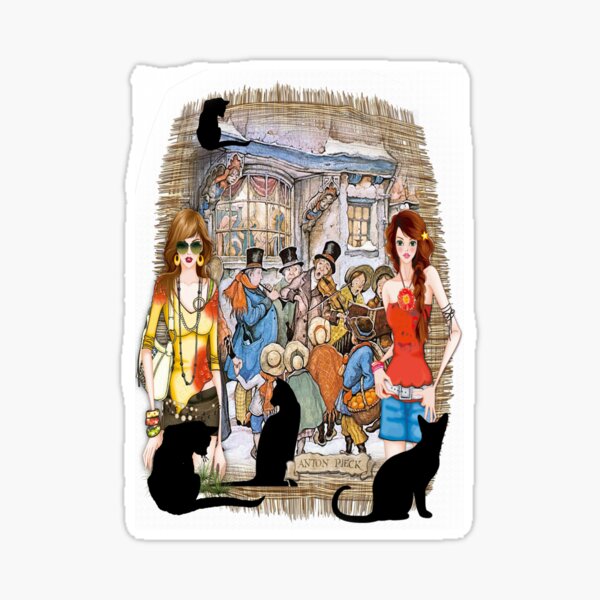 The Carol singers Sticker