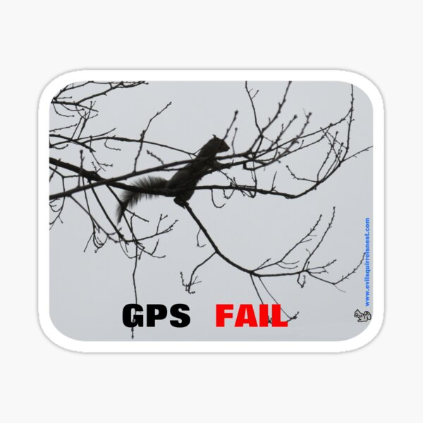 GPS Fail Sticker