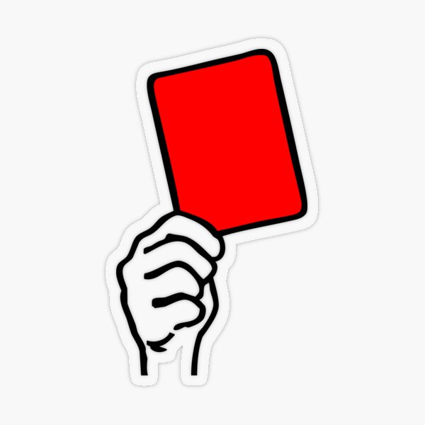 Item preview, Foul - red card designed and sold by nektarinchen.