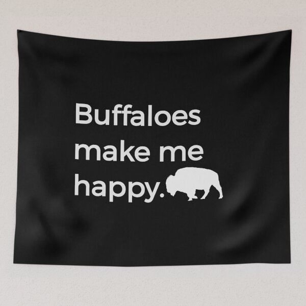 Item preview, Buffaloes Make Me Happy Bison Bull Buffalo Love Image designed and sold by KNUXX Shop.