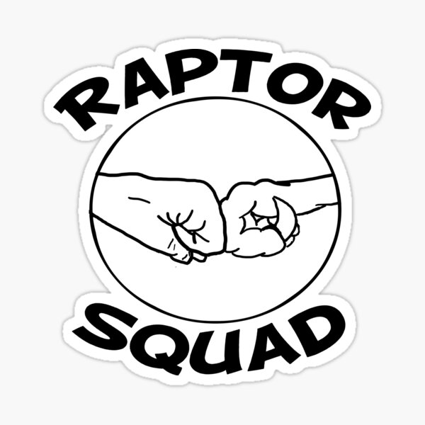 Jurassic Park Raptor Stickers | Redbubble