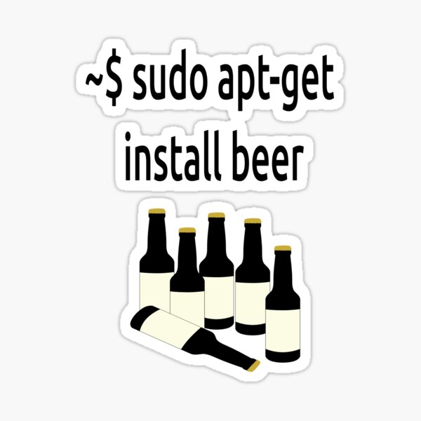 Item preview, Linux sudo apt-get install beer designed and sold by boscorat.