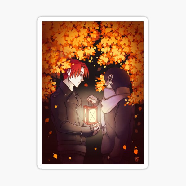Autumn light Sticker