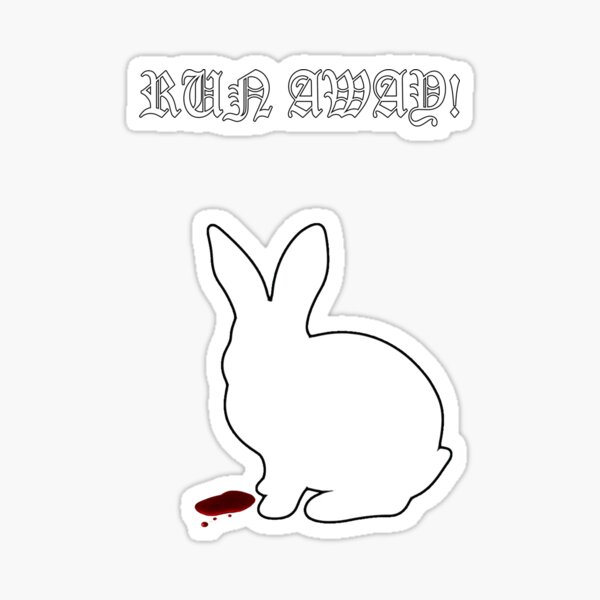 Stickers Sur Le Theme Lapin Tueur Redbubble