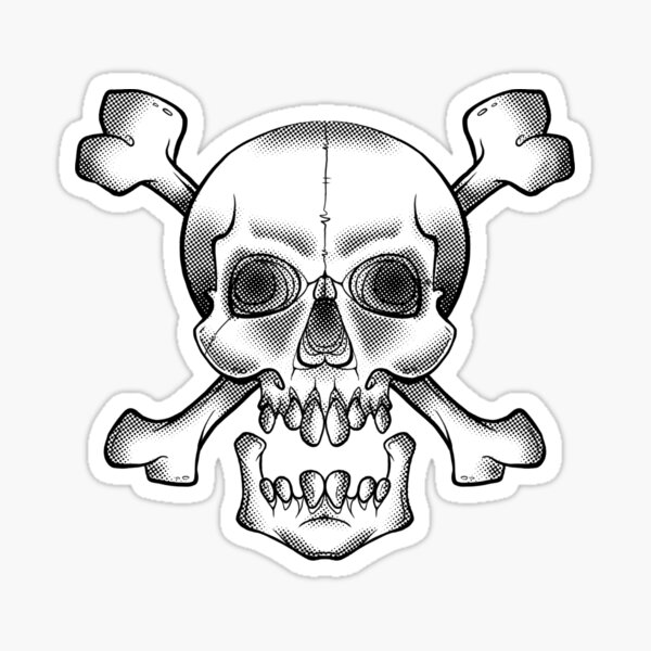 Item preview, Skull and crossbones designed and sold by BenjyyHart.