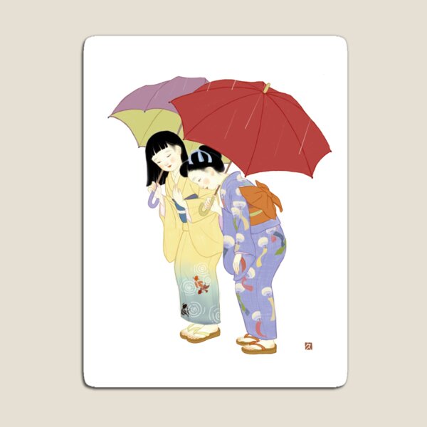 Kimono Umbrella Magnet