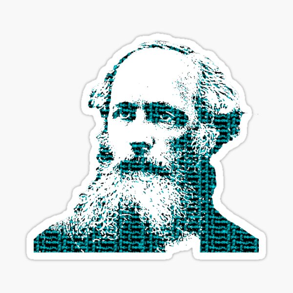 James Clerk Maxwell's Equations Sticker