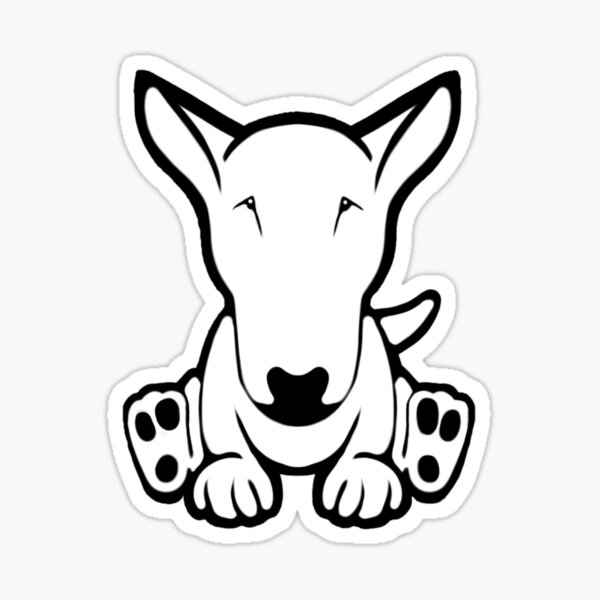 Item preview, English Bull Terrier Strange Sit  designed and sold by Sookiesooker.