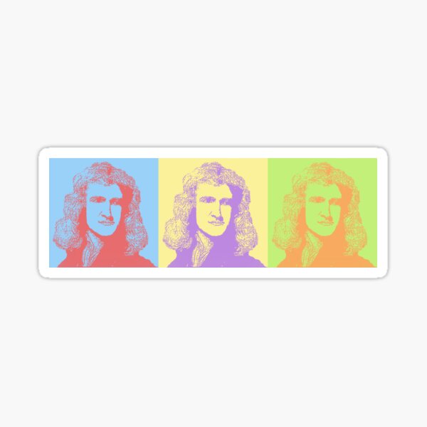 Sir Isaac Newton Sticker