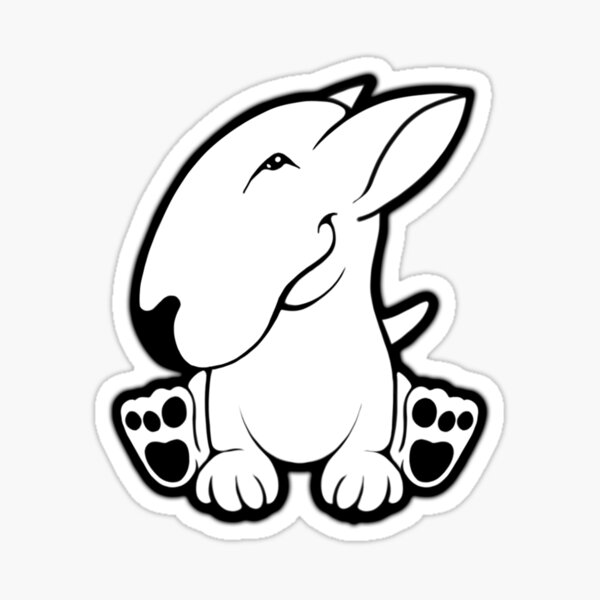 Item preview, Side Sit English Bull Terrier  designed and sold by Sookiesooker.