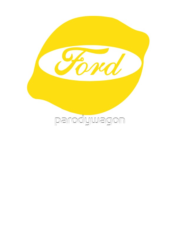 "Ford Lemon Car or Truck Yellow" Stickers by parodywagon Redbubble