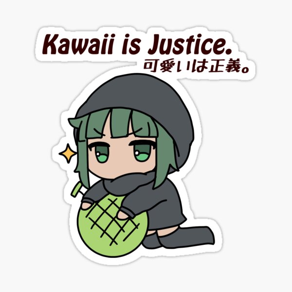 Vista previa del artículo con la obra «ISIS chan Kwaii es Justicia», diseñado y vendido por genknoxx.