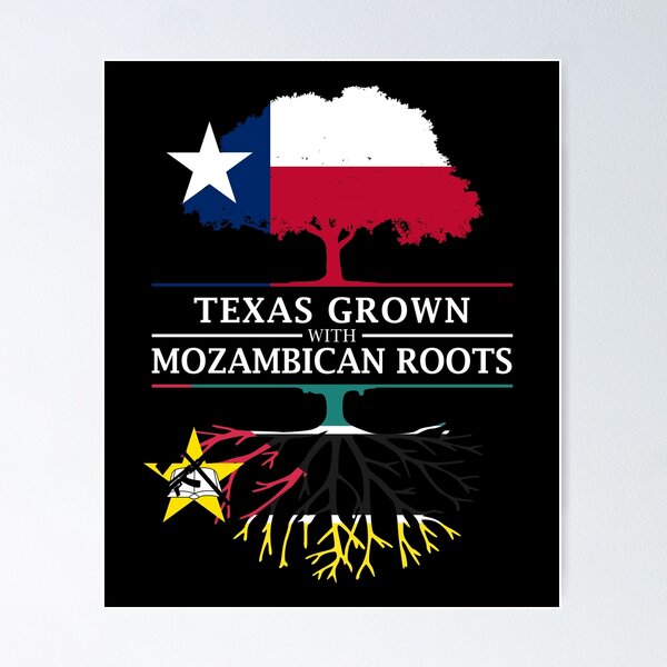 Item preview, Texan Grown with Mozambican Roots designed and sold by ockshirts.