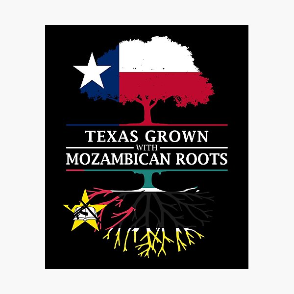 Item preview, Texan Grown with Mozambican Roots designed and sold by ockshirts.