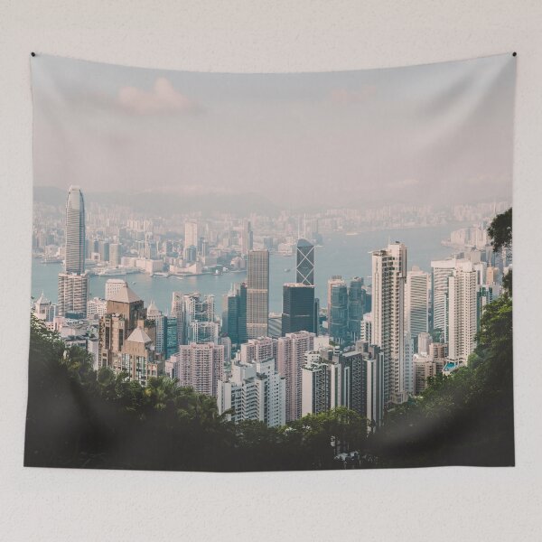 Item preview, Kopie von Hongkong skyline by day designed and sold by hraunphoto.