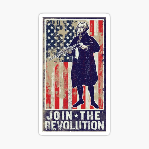 Join The Revolution Washington Sticker