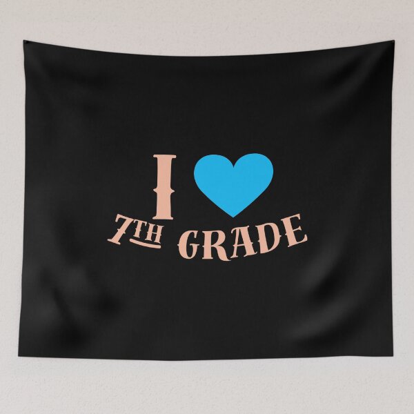 Item preview, I Heart 7th Grade Love School Uniform Heart Graphic designed and sold by Cameronfulton.