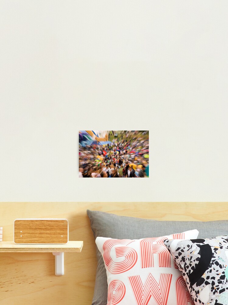 Thumbnail 2 of 3, Photographic Print, Exploding Crowd designed and sold by buttonpresser.