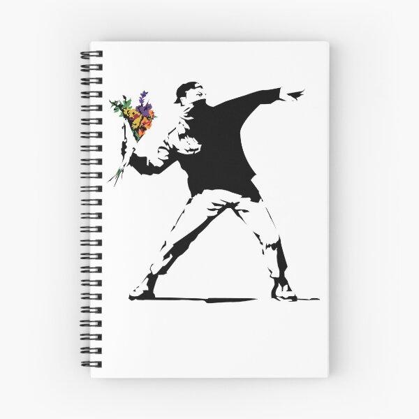 Item preview, Banksy flower warrior designed and sold by 2piu2design.