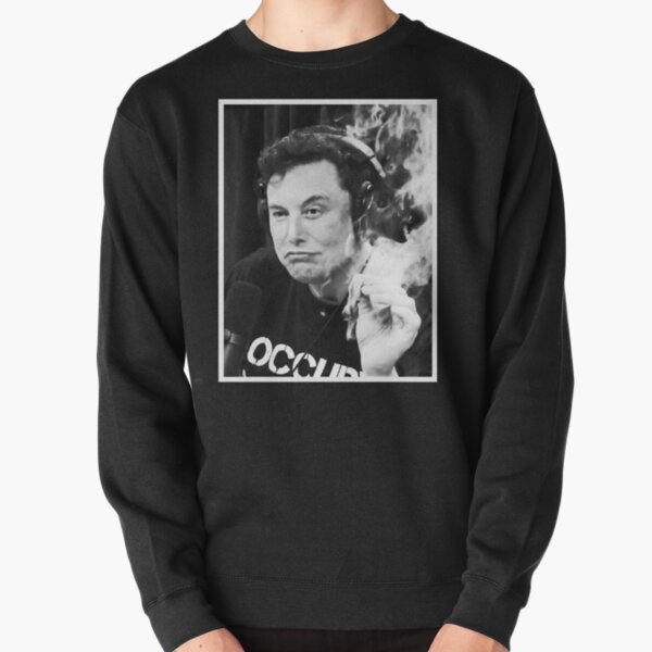ELON MUSK SMOKING Pullover Sweatshirt