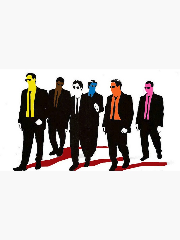 "Reservoir Dogs Color" Sticker by DUNEJACOB | Redbubble
