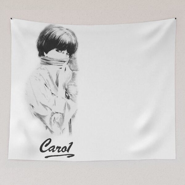 Item preview, Carol black and white minimalist artwork designed and sold by Onyria Art.