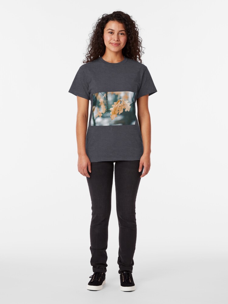 Alternate view of Dry yellow leaves in small oak tree Classic T-Shirt