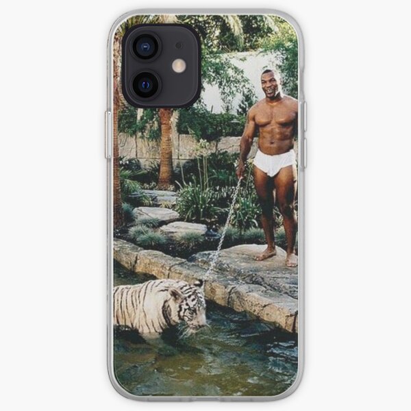 Mike Tyson with his Tiger iPhone Soft Case