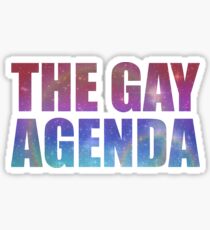 The Gay Agenda Sticker