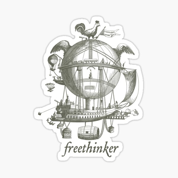 Item preview, Freethinker designed and sold by LibertyManiacs.