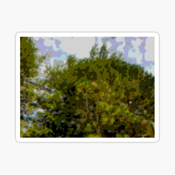 Funky looking tree Sticker