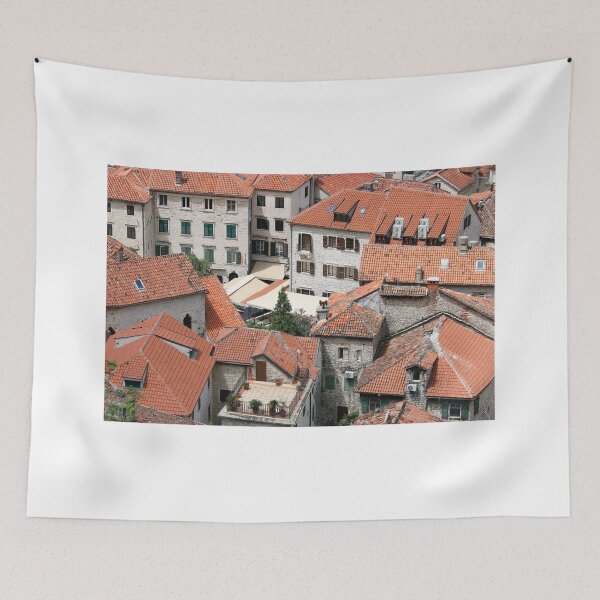 Item preview, stone houses and buildings Kotor town Montenegro designed and sold by goceris.