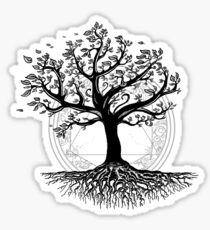 Blowing in the wind Sticker