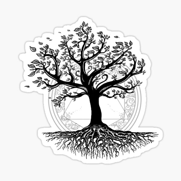 Blowing in the wind Sticker