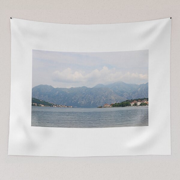 Item preview, Kotor bay Montenegro landscape sea and mountains designed and sold by goceris.