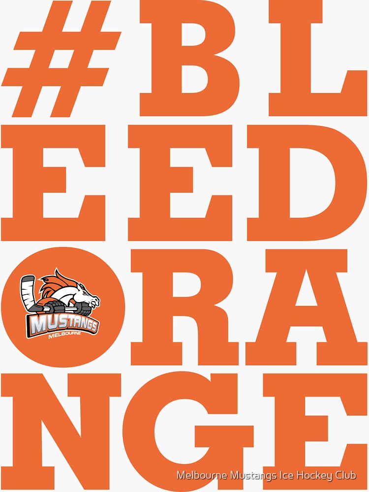 #BLEEDORANGE Orange by mustangs
