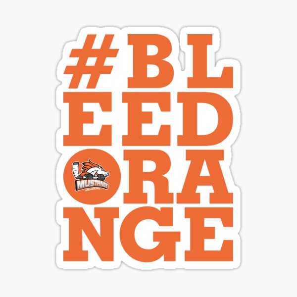 #BLEEDORANGE Orange Sticker