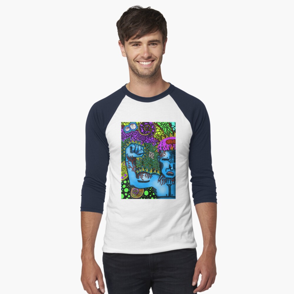 Item preview, Baseball ¾ Sleeve T-Shirt designed and sold by intenzaesthetic.