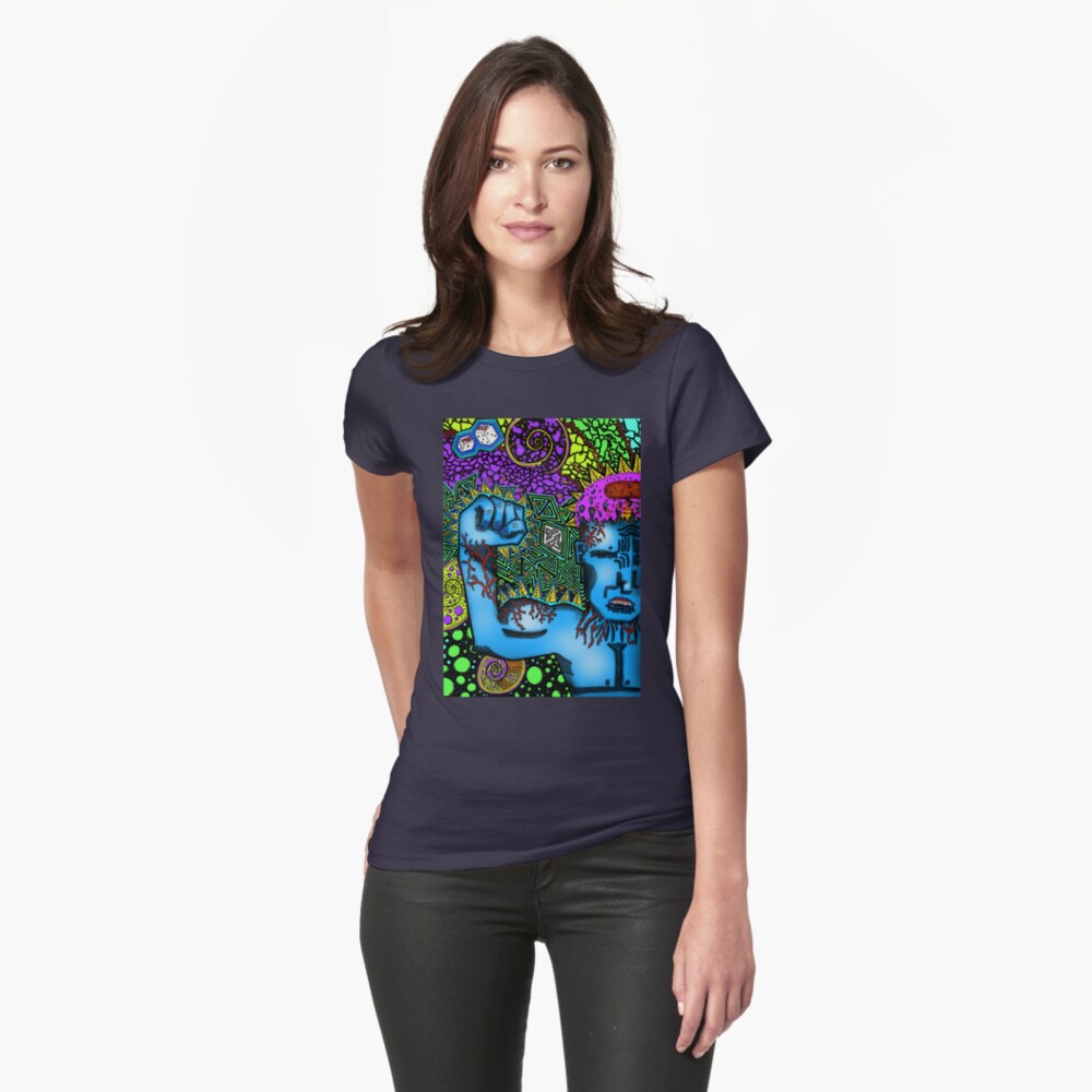 Item preview, Fitted T-Shirt designed and sold by intenzaesthetic.